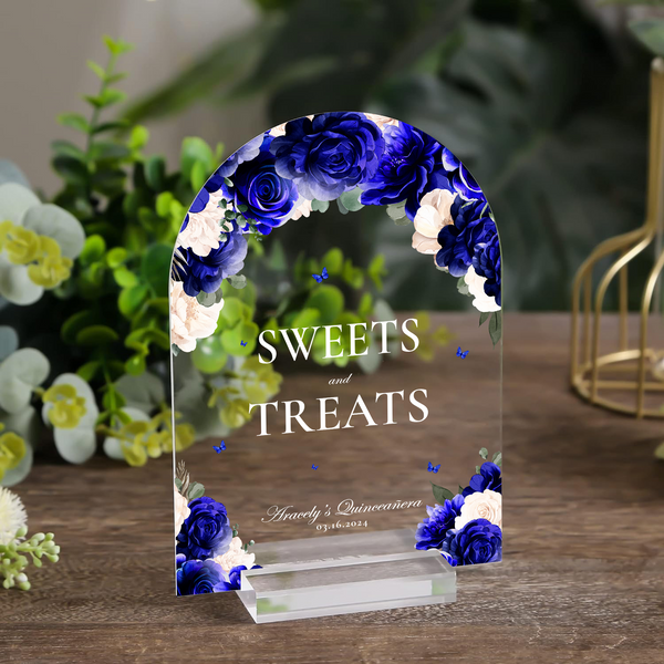 Clara Acrylic Sweets Bar - Royal Blue